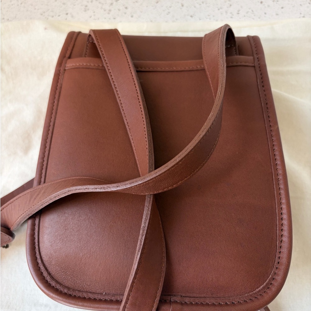 RARE! With tags Vintage Coach Sidepack Classic Turnlock Closure Crossbody - Picture 10 of 12